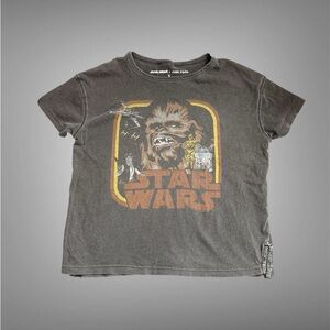 Star Wars Kids Graphic Tee - Charcoal Chewbacca Print